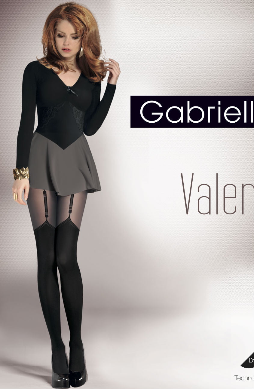 Gabriella Fantasia Valery Tights Black – Hosiery, view 2 of 3