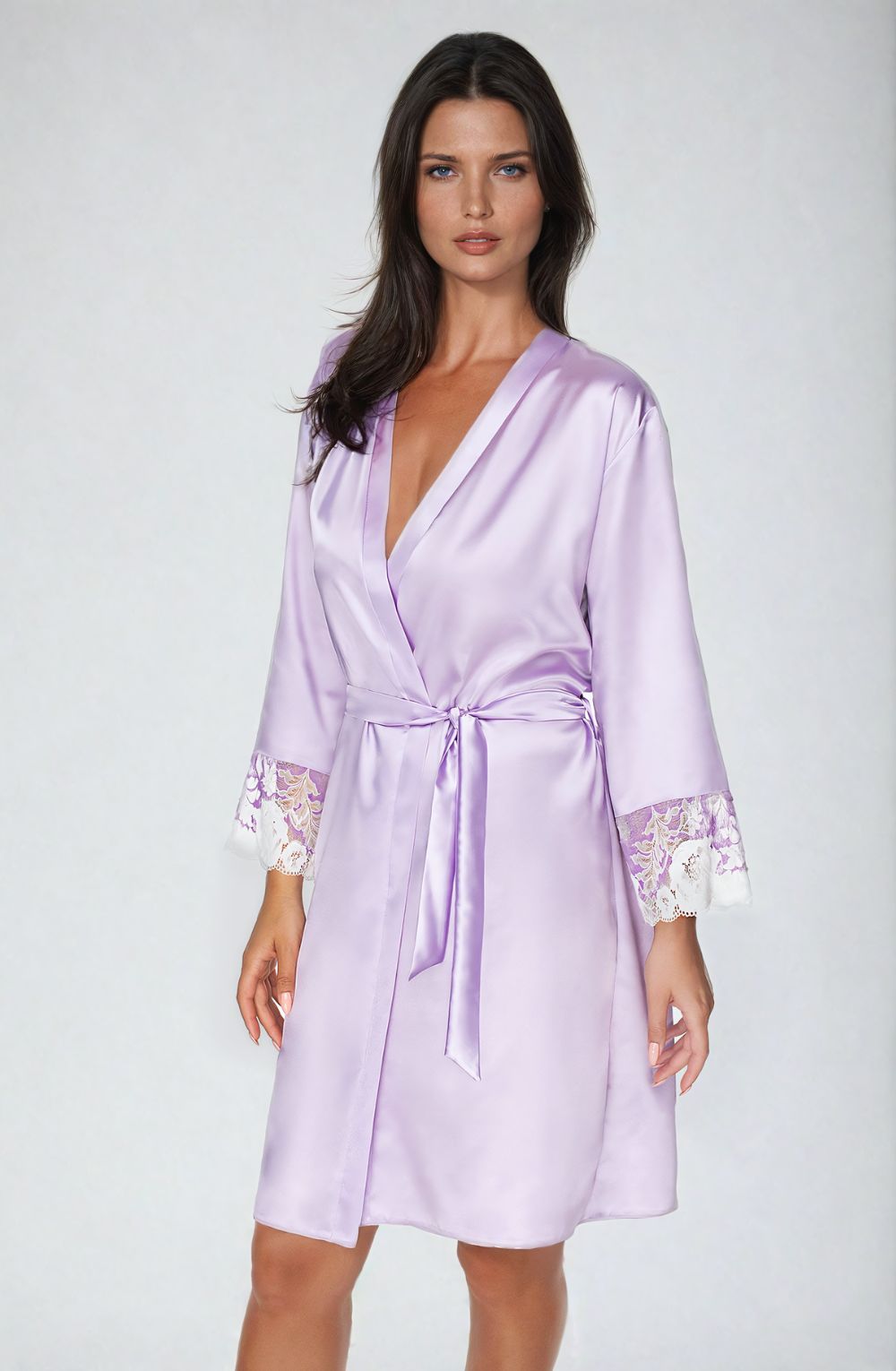 Irall Andromeda Dressing Gown Lavender – Nightwear, view 4 of 5