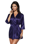Irall Aria Dressing Gown Navy – Nightwear, view 1 of 3