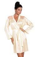 Irall Daphne Dressing Gown Cream – Nightwear, view 1 of 3