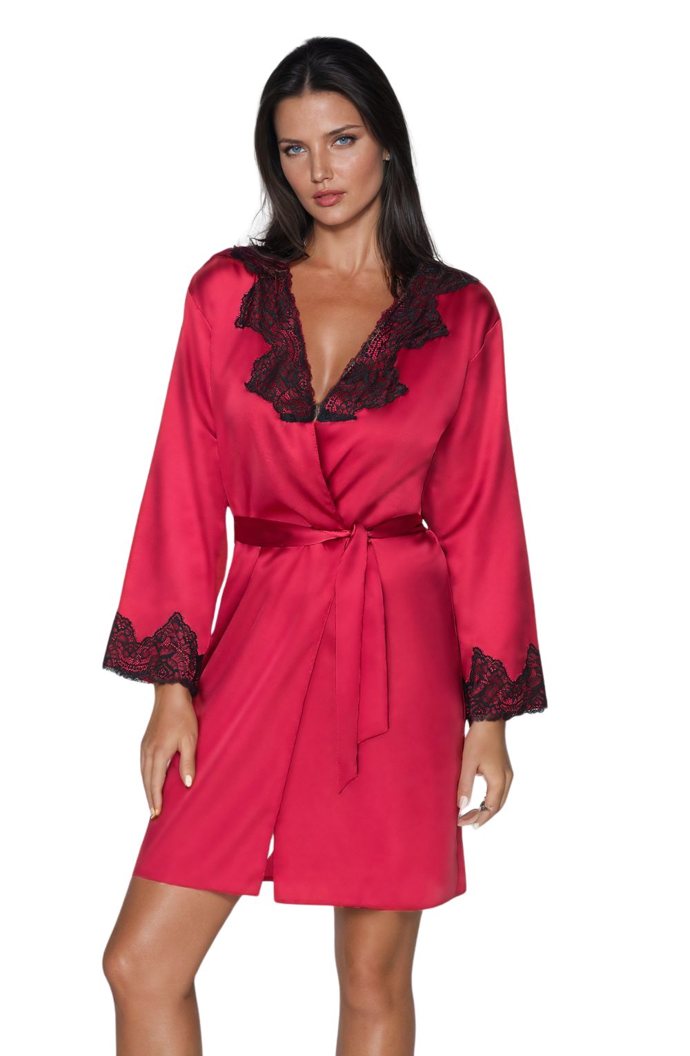 Irall Juniper Burgundy Dressing Gown – Nightwear, view 1 of 5