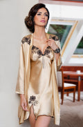 Irall Petra Dressing Gown Champagne – Nightwear
