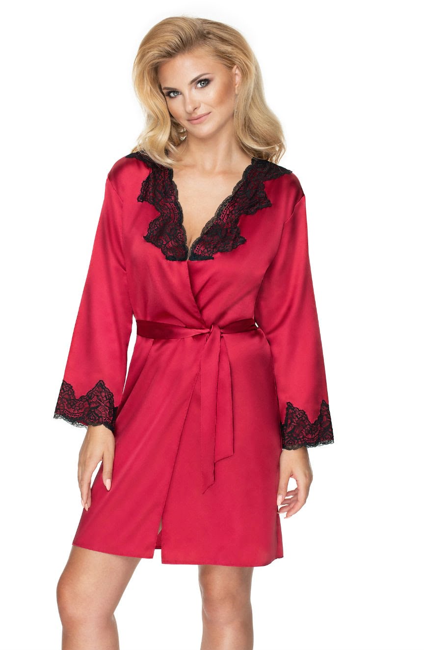 Irall Juniper Burgundy Dressing Gown – Nightwear, view 5 of 5