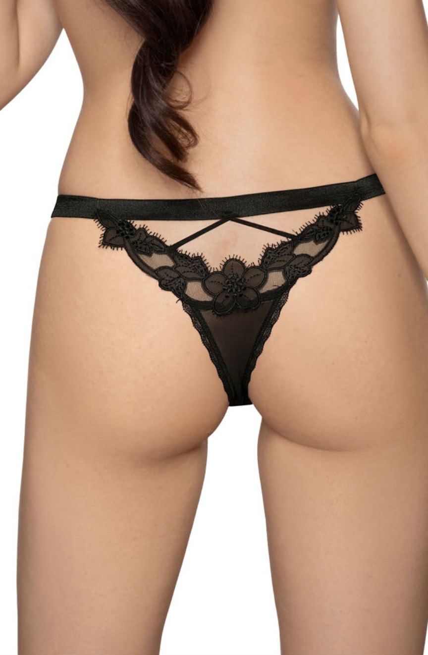 Roza Malani Black Thong – Underwear, view 2 of 3