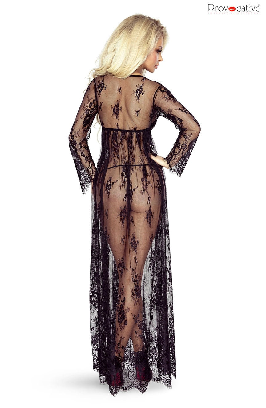 PR5080 So Elegant Robe Black – Robes, view 2 of 2