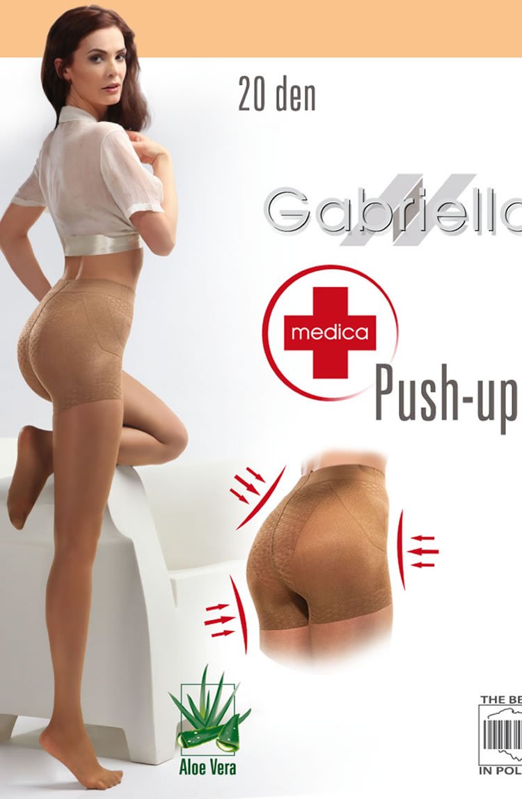 Gabriella Classic Push Up 127 Tights Beige – Hosiery, view 1 of 4