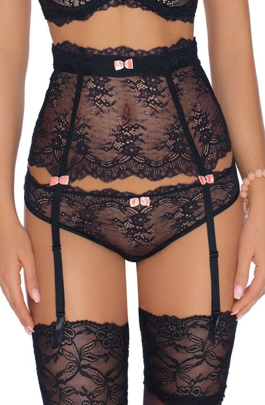 Roza Ambre Thong Black – Underwear, view 1 of 6