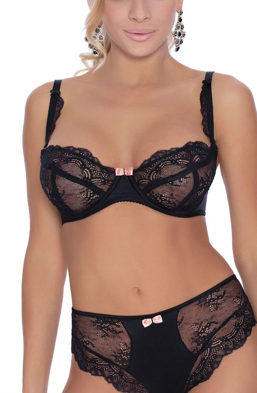 Roza Ambre Soft Cup Bra Black – Lingerie Sets, view 2 of 5