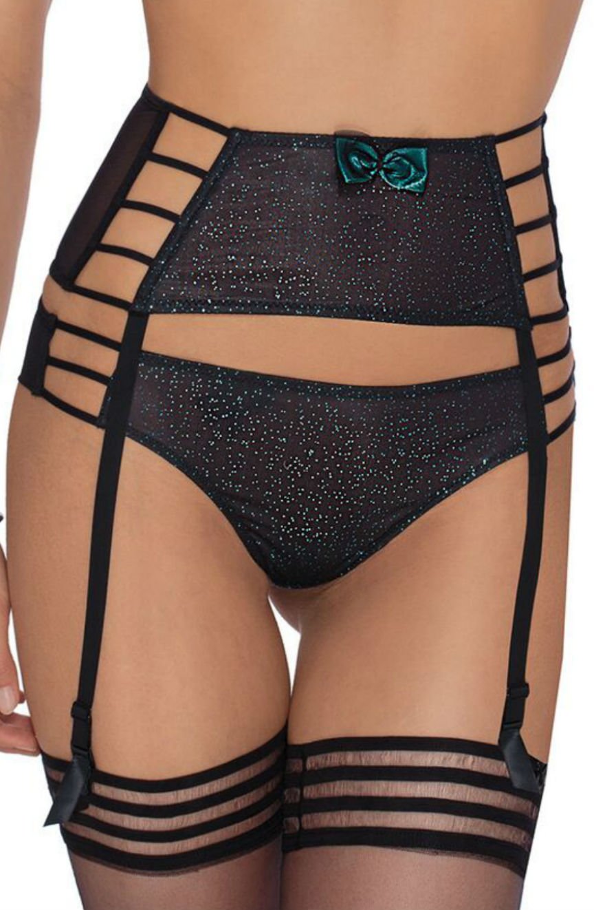 Roza Ilaris Thong Black – Briefs & Thongs, view 1 of 5