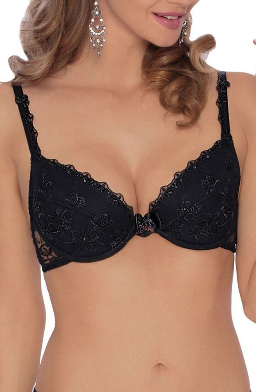 Roza Kalisi Push Up Bra Black – Lingerie Sets, view 2 of 5