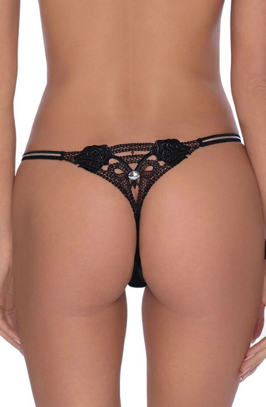 Roza Lea Thong Black – Underwear, view 2 of 6