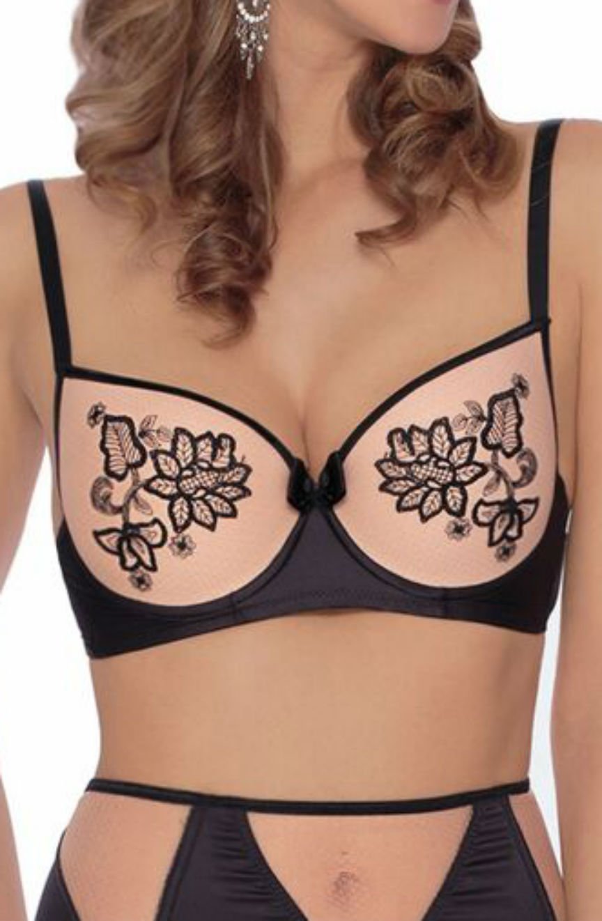 Roza Mehendi Push Up Bra Black – Bras, view 2 of 4