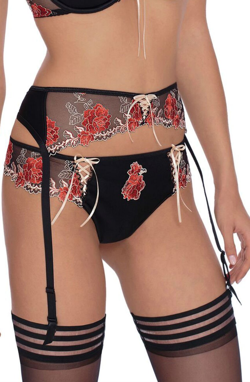 Roza Natali Black Susp Belt – Lingerie Sets, view 1 of 4
