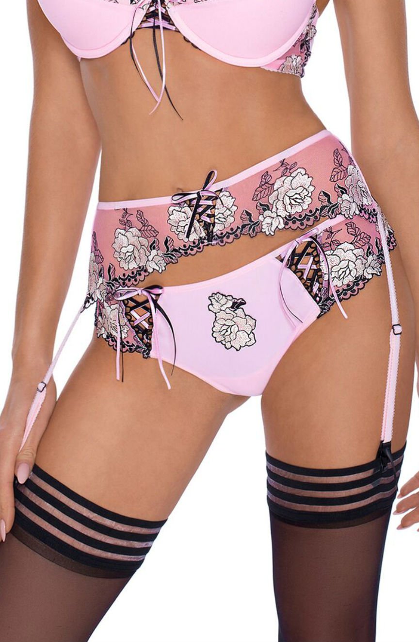 Roza Natali Pink Susp Belt – Lingerie Sets, view 2 of 8