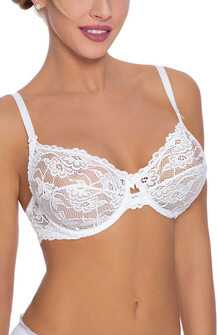 Roza Sisi White Bra – Lingerie Sets, view 3 of 6