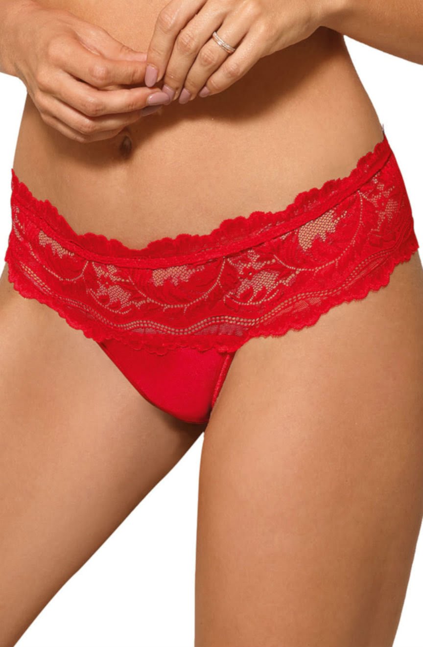 Roza Sefia Thong Red – Underwear, view 1 of 3