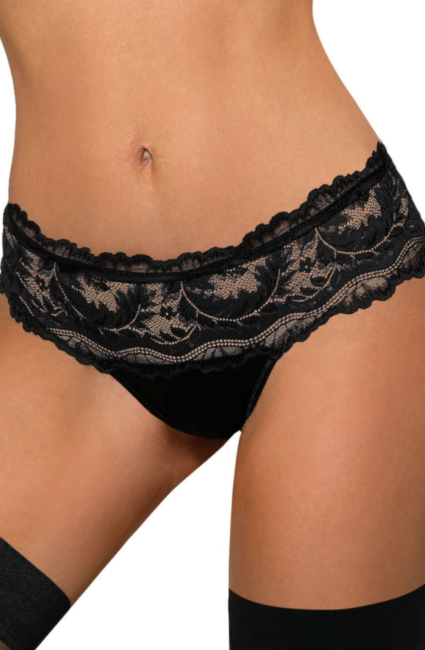 Roza Sefia Thong Black – Underwear, view 1 of 3