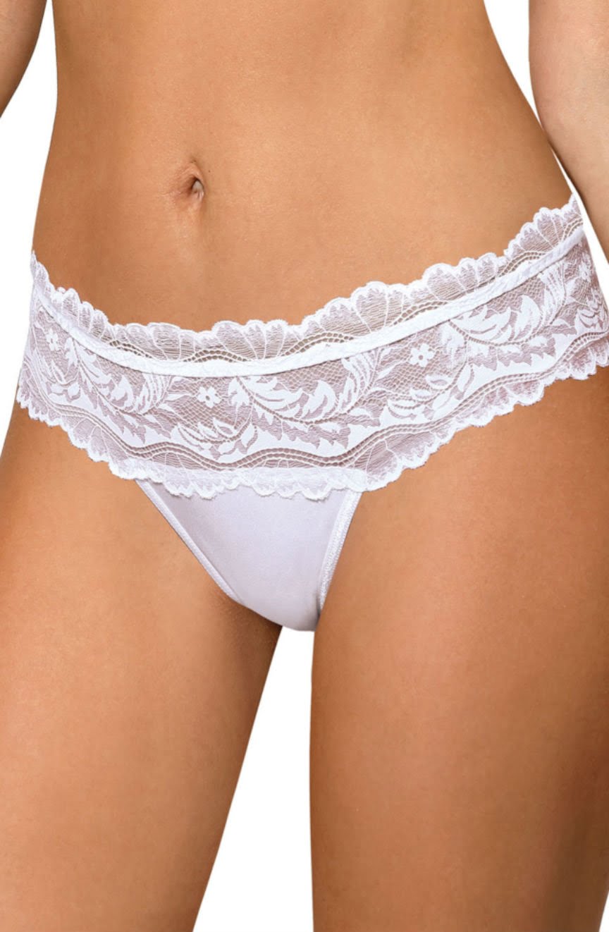 Roza Sefia Thong White – Underwear, view 1 of 3