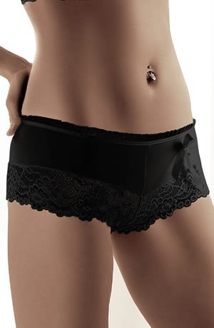 Roza Sisi Black Short – Lingerie Sets, view 5 of 5