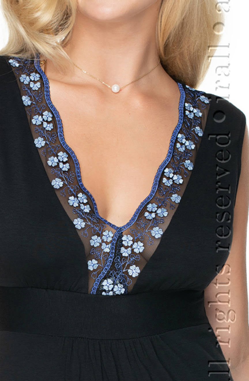 Irall Titania Nightdress Black – Nightdresses, view 3 of 3