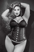Shirley of Hollywood SoH X31065 - Corset Faux leat – Corsets