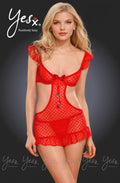 YesX YX518 Skirt Set Red – Lingerie Sets, view 1 of 5