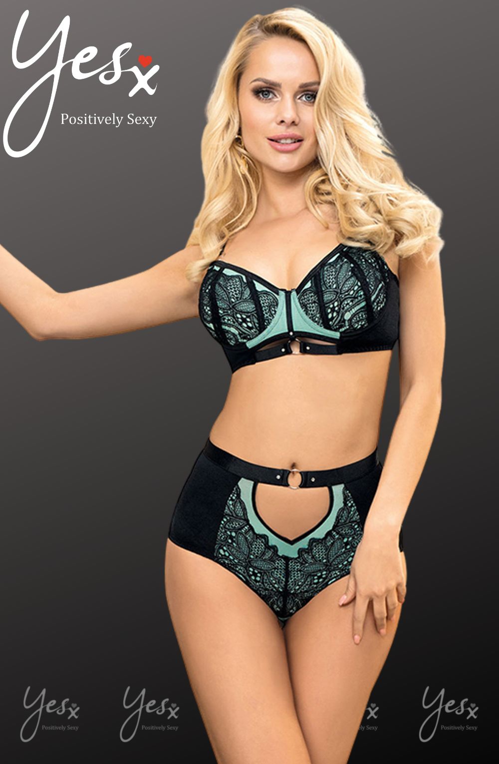 YesX YX830 Blue Bra Set – Lingerie Sets, view 18 of 18