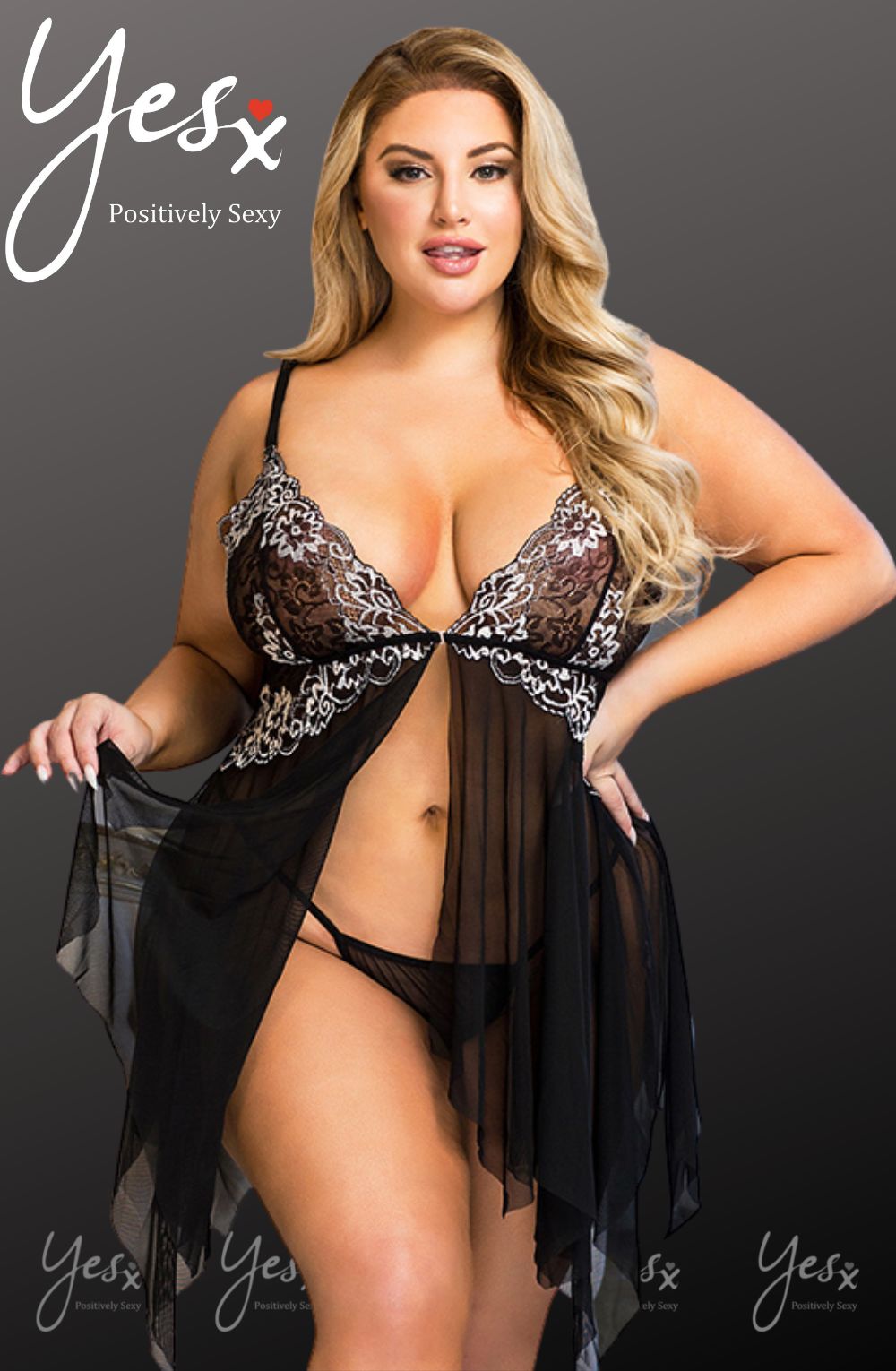 YesX YX836Q Babydoll Set – Lingerie Sets, view 4 of 6