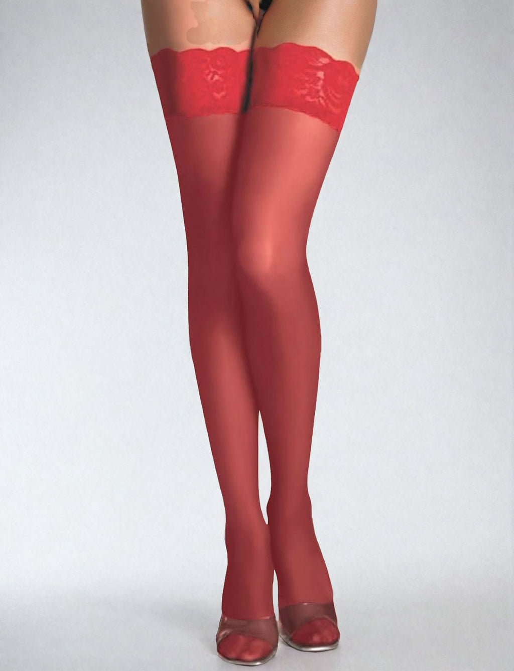 YesX YX862 Floral Lace Hold Ups – Hosiery, view 3 of 3