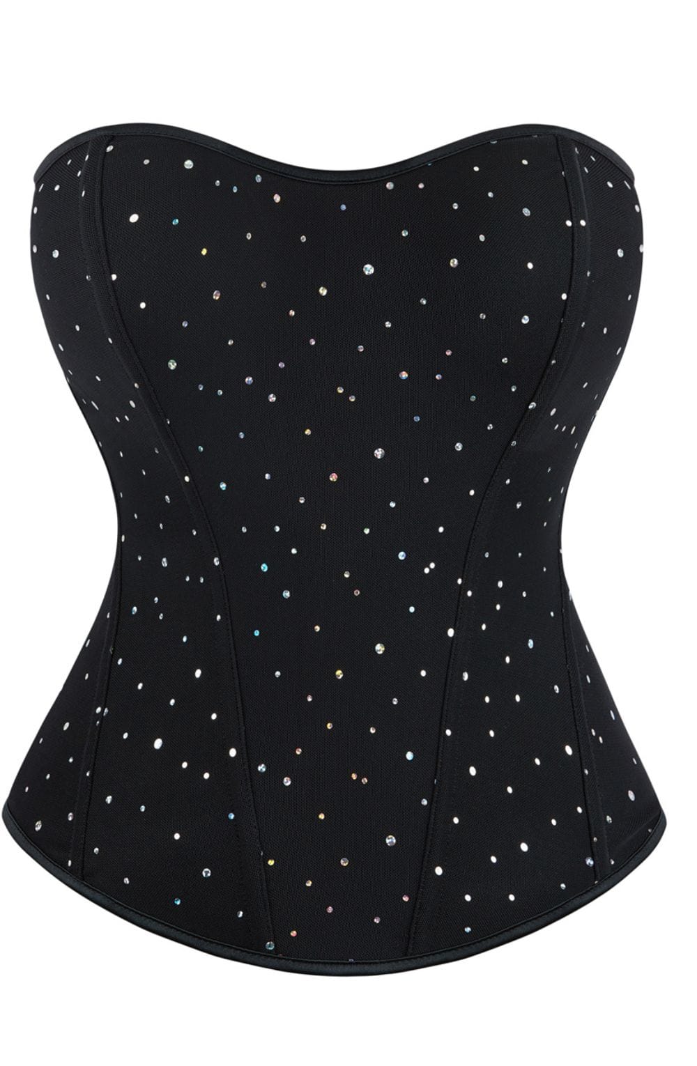 YesX YX895 Sequin Corset Black – Corsets, view 2 of 6